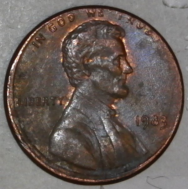 1983-P-Lincoln-Memorial-Cent-With-Partial-Collar-Error?